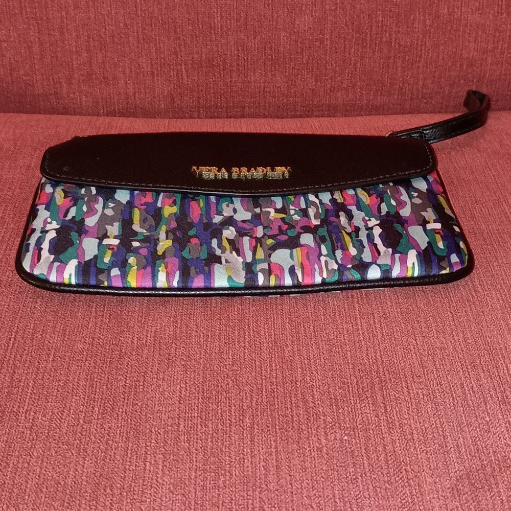 Vera Bradley Black Multiple Color Wristlet